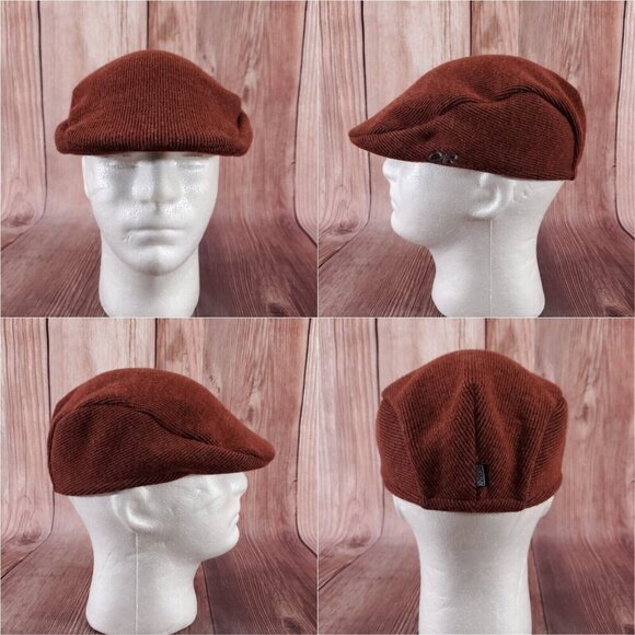 Outdoor Research Pub Cap Mens Size S/M Ear Flaps Wool Blend Brown Winter Hat - Picture 2 of 15